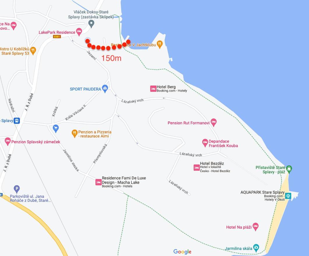 Jezerni Apartman S Terasou A Saunou V Lakepark Residence Doksy  Buitenkant foto